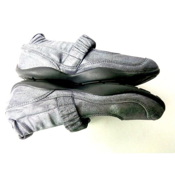 DANSKO EUR 39 US 8.5M 9M Chrissy Mary Jane Silver Pewter Slip On Wedge Shoe - Picture 5 of 8